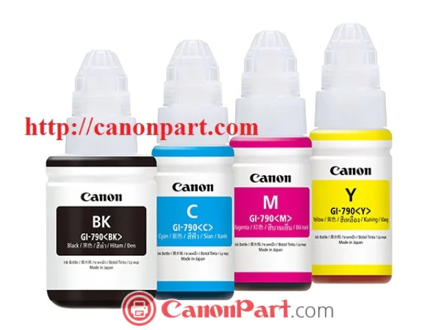 Mực nạp máy in Canon G1000 (GI-790BK,C,M,Y)
